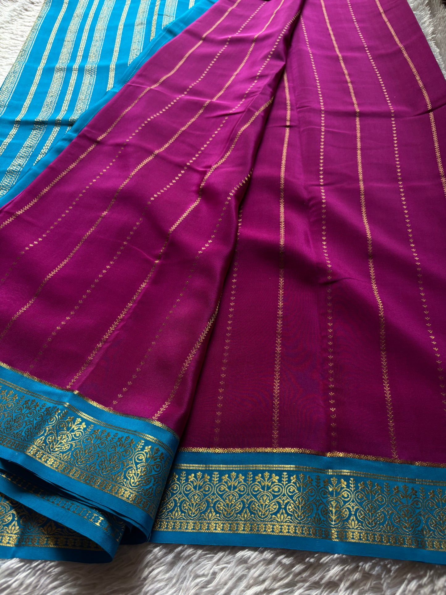Anila (2D) : Dark magenta-ananda blue