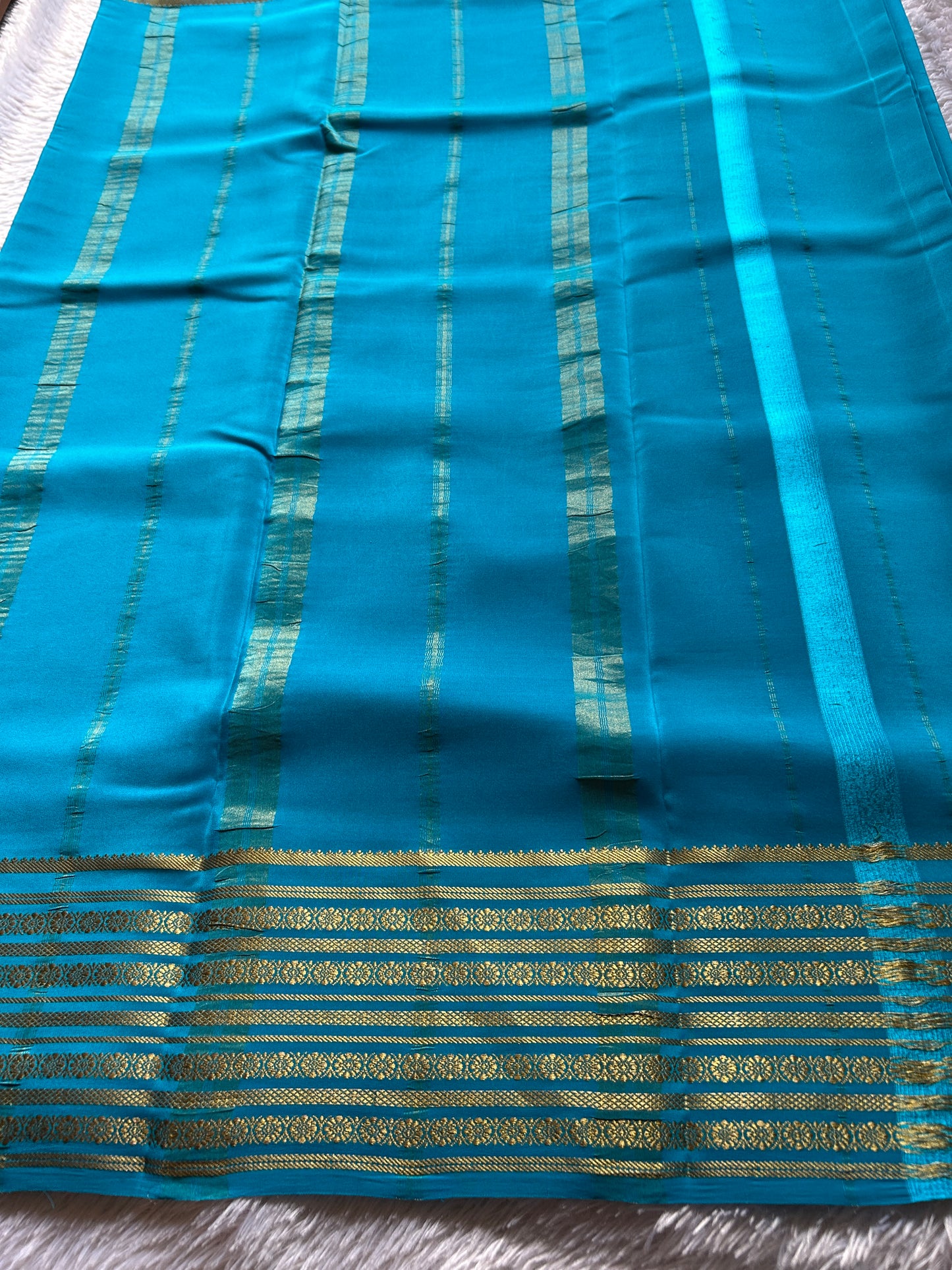 Parimala : Solid Ananda blue