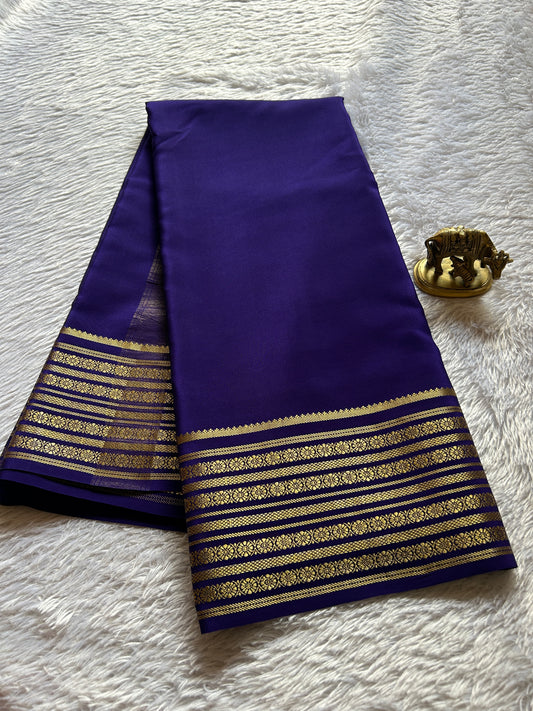 Parimala : Solid Navy blue