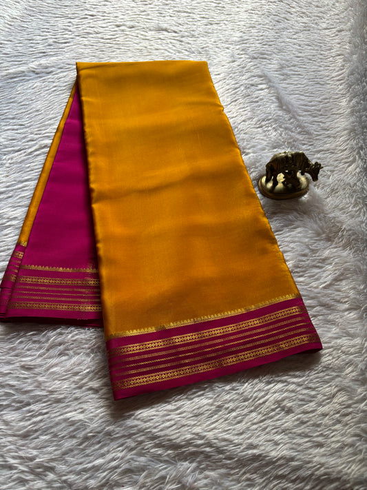 Shivani (2D) : Golden yellow-rani pink