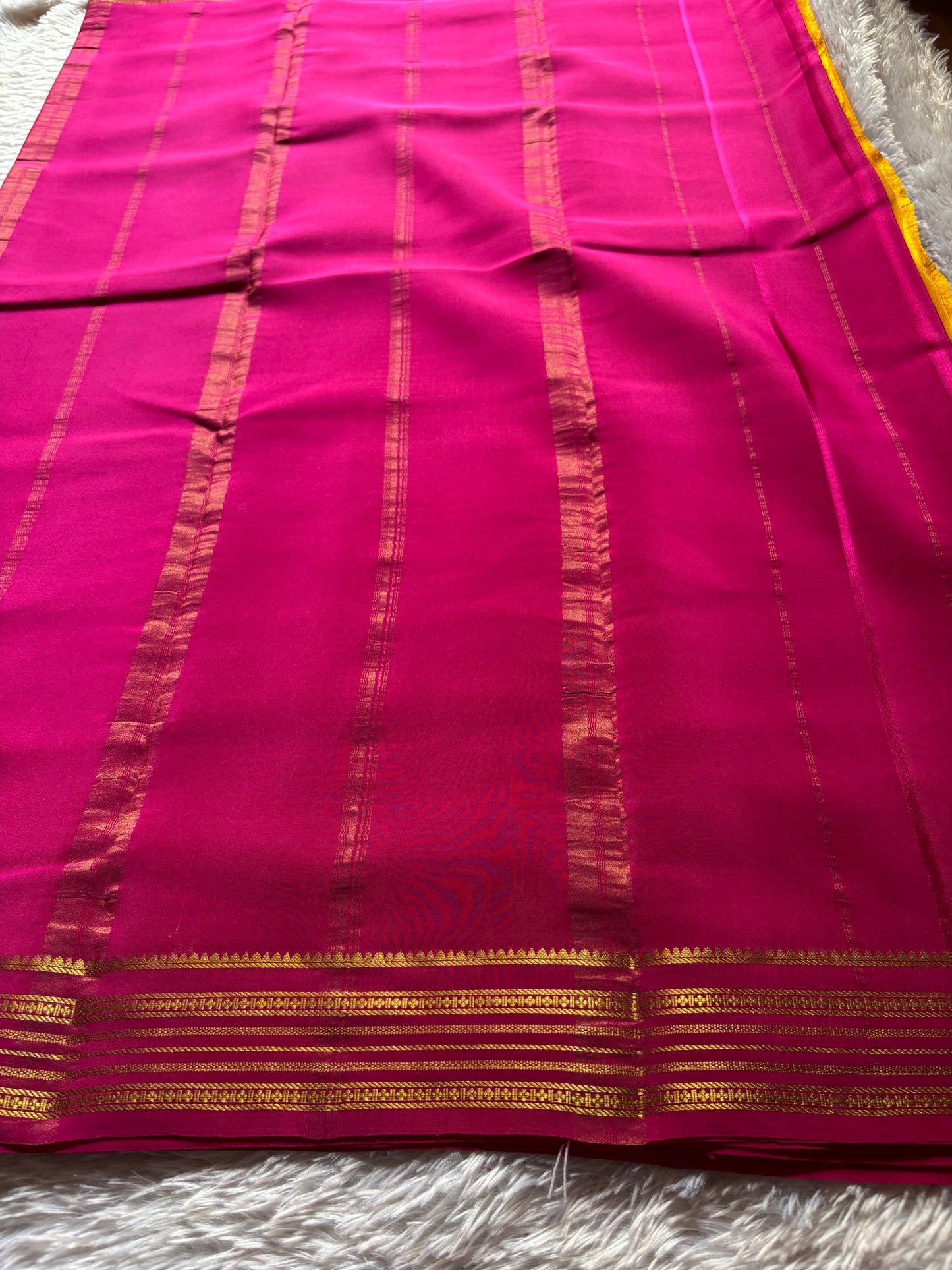 Shivani (2D) : Golden yellow-rani pink