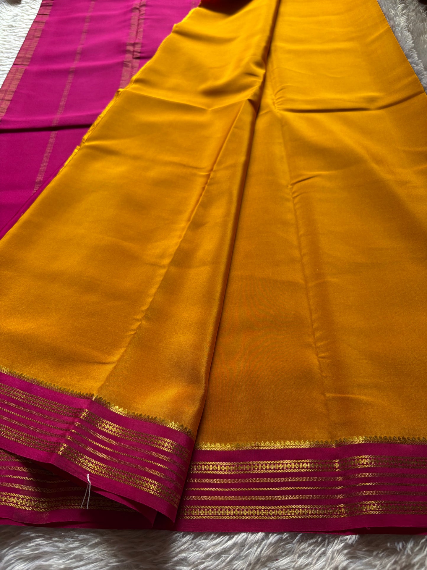 Shivani (2D) : Golden yellow-rani pink