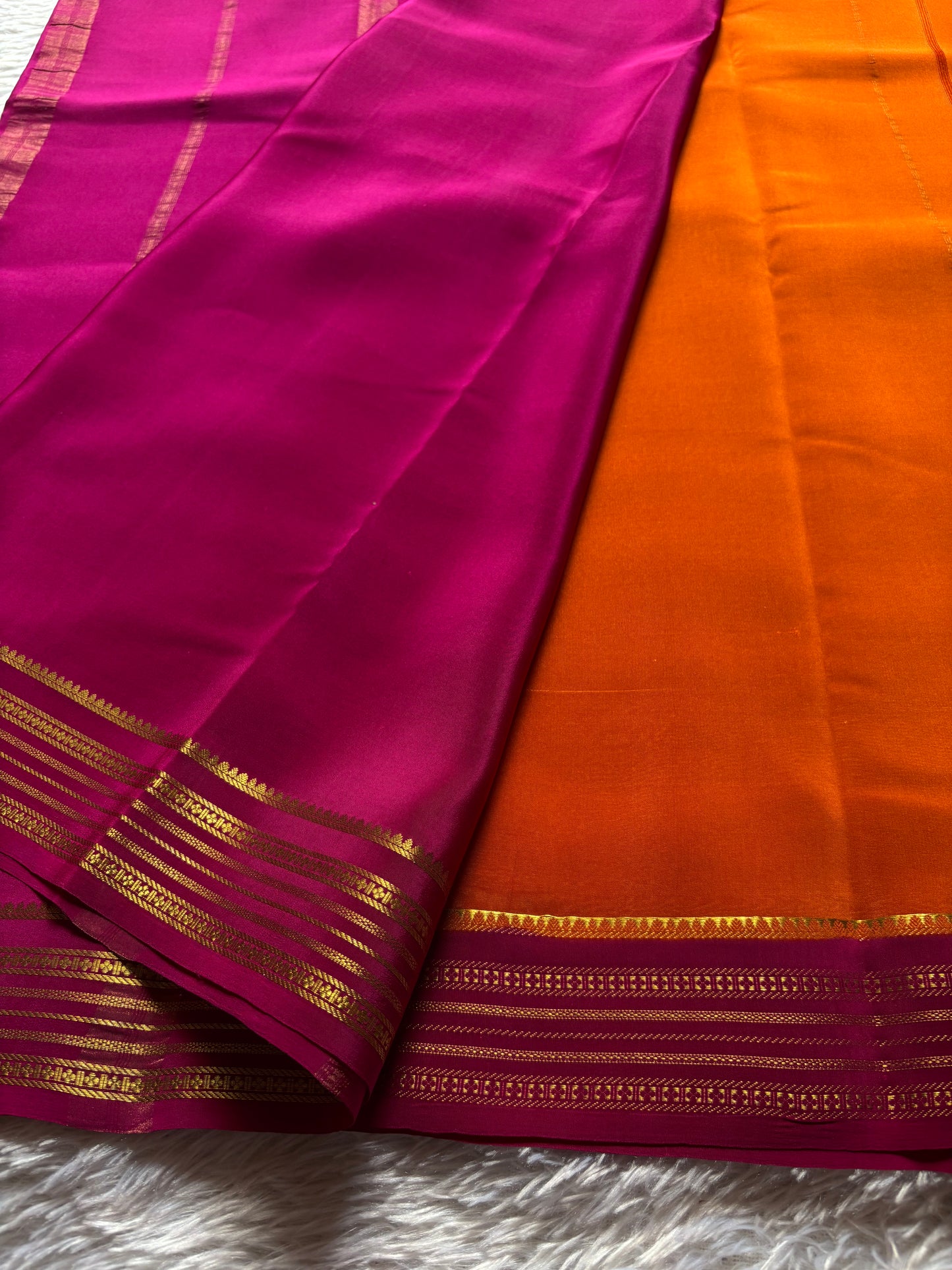 Shivani (2D) : Orange-rani pink