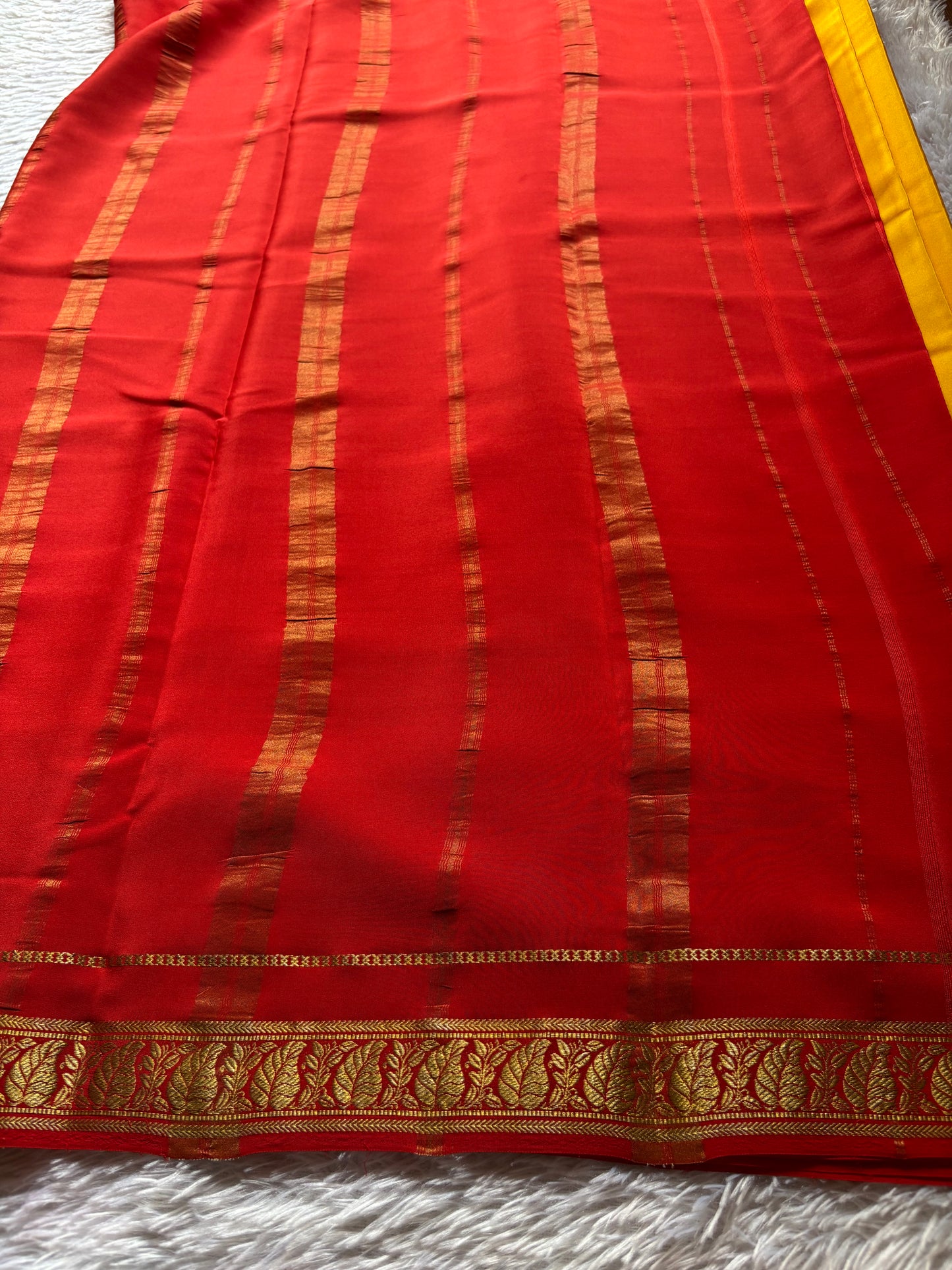 Sukanya (2D) : Golden yellow-red