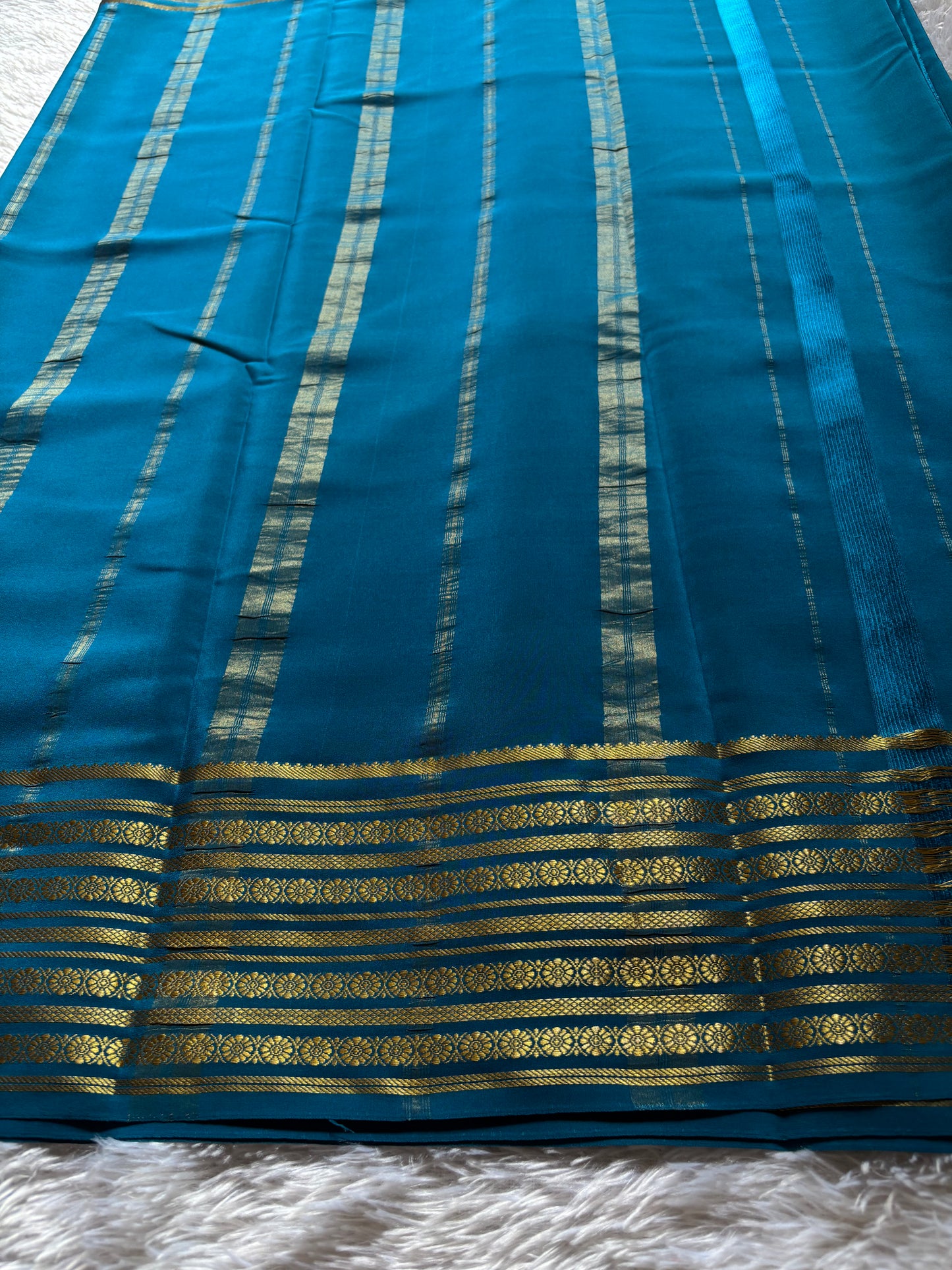 Parimala : Solid Electric blue