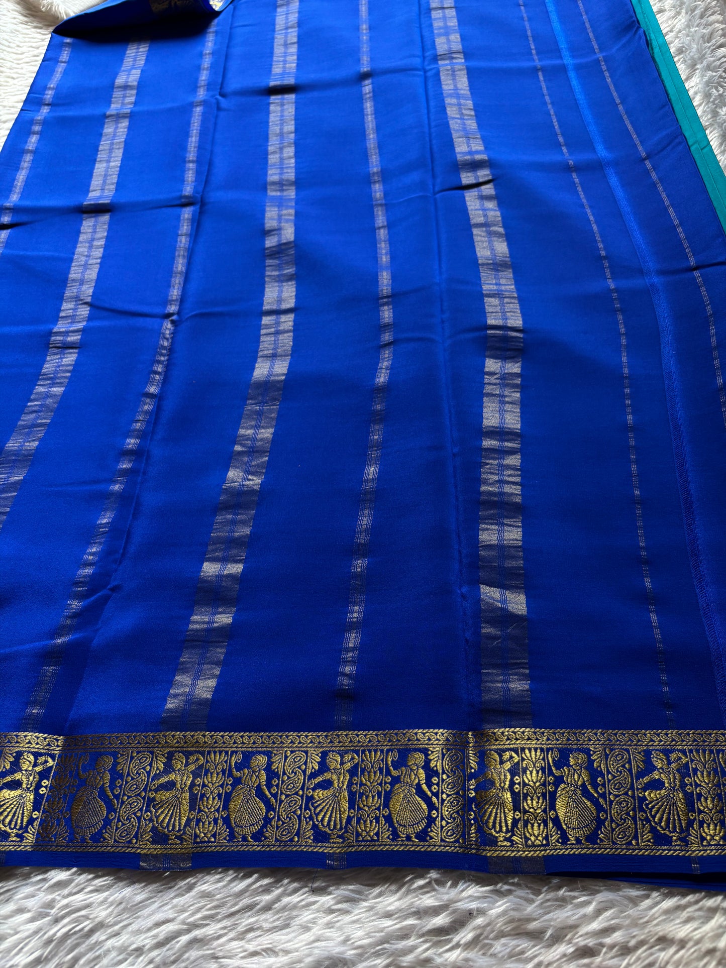 Nartaki (2D) : Teal blue-royal blue