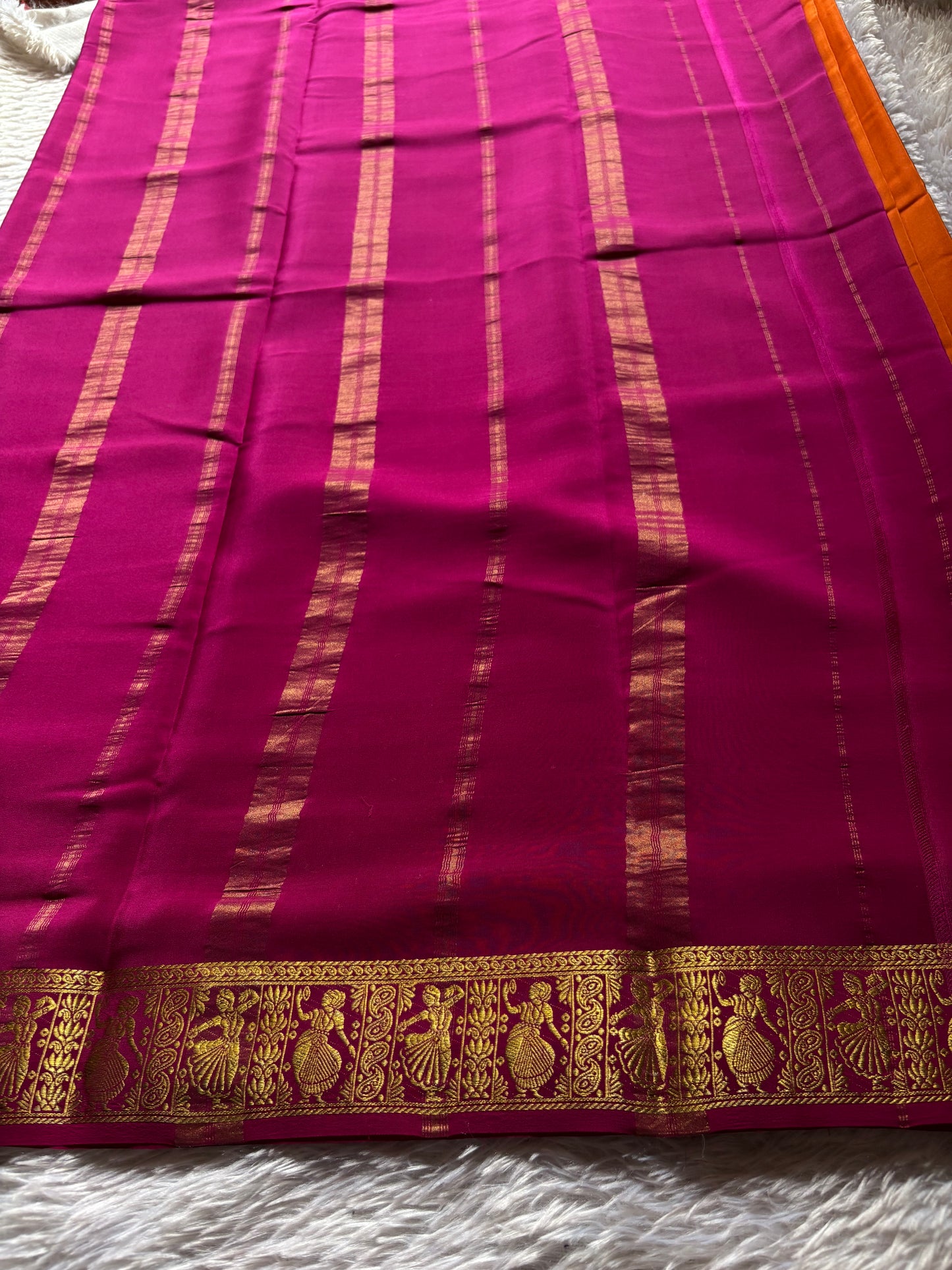 Nartaki (2D) : Orange-rani pink