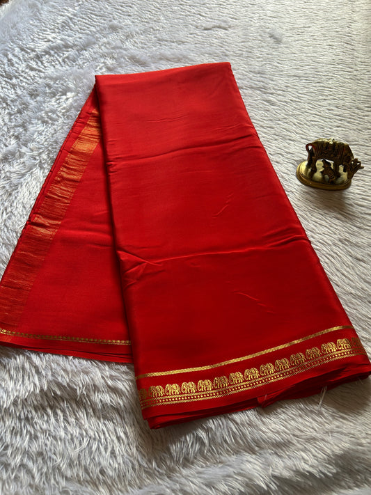 Gowri : Solid Red