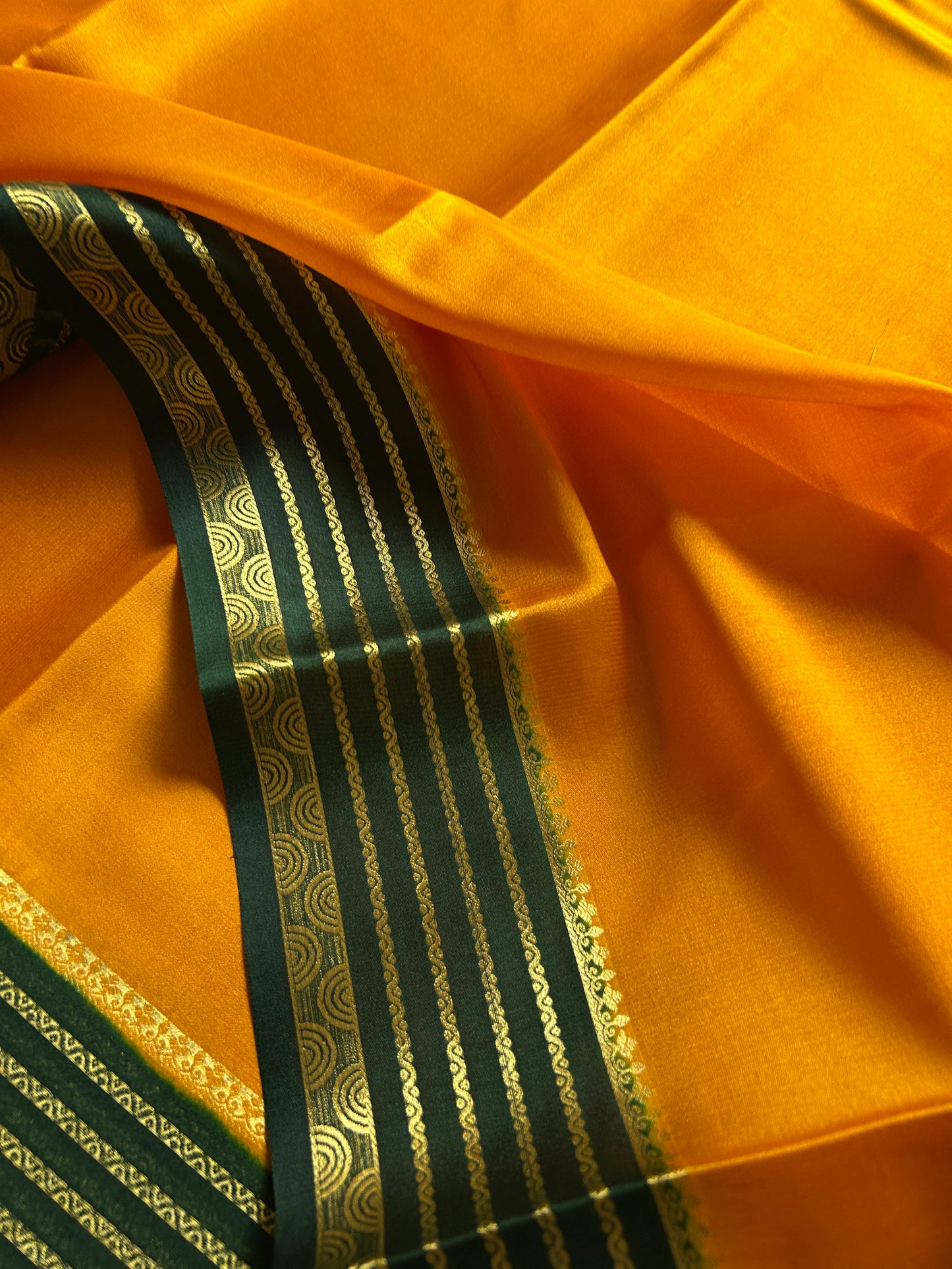 Rashmi (2D) : Golden yellow-dark green