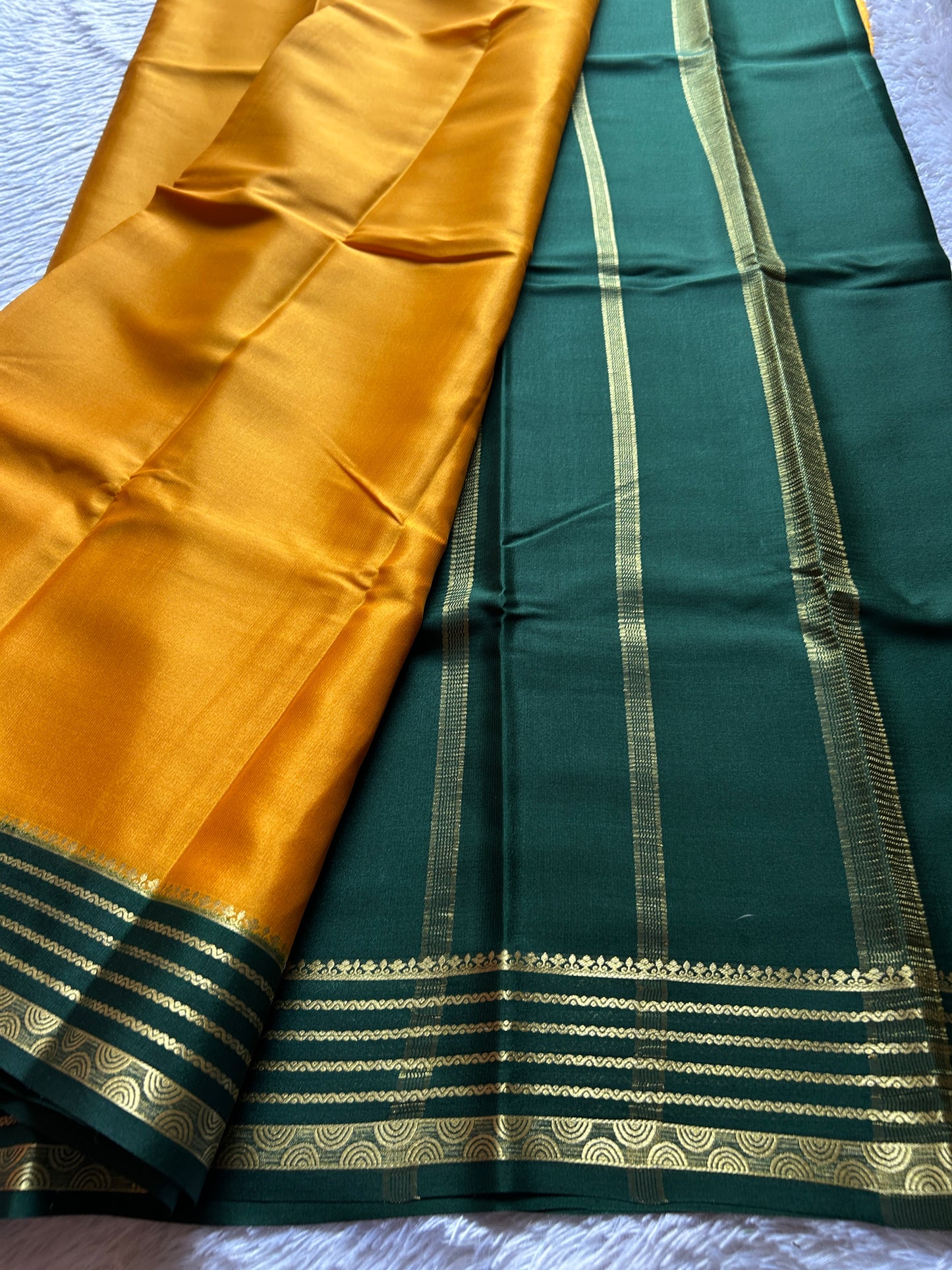 Rashmi (2D) : Golden yellow-dark green