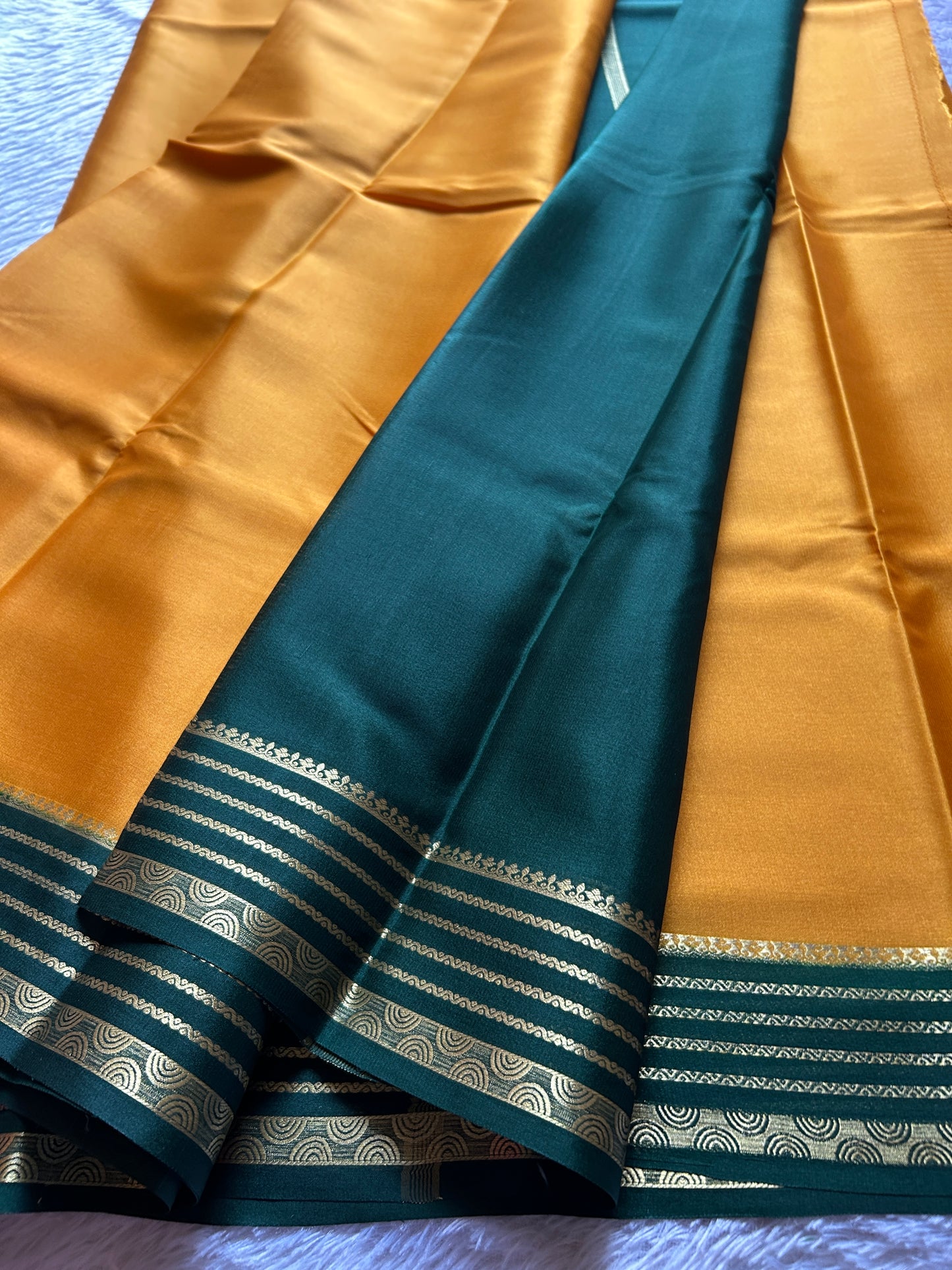 Rashmi (2D) : Golden yellow-dark green