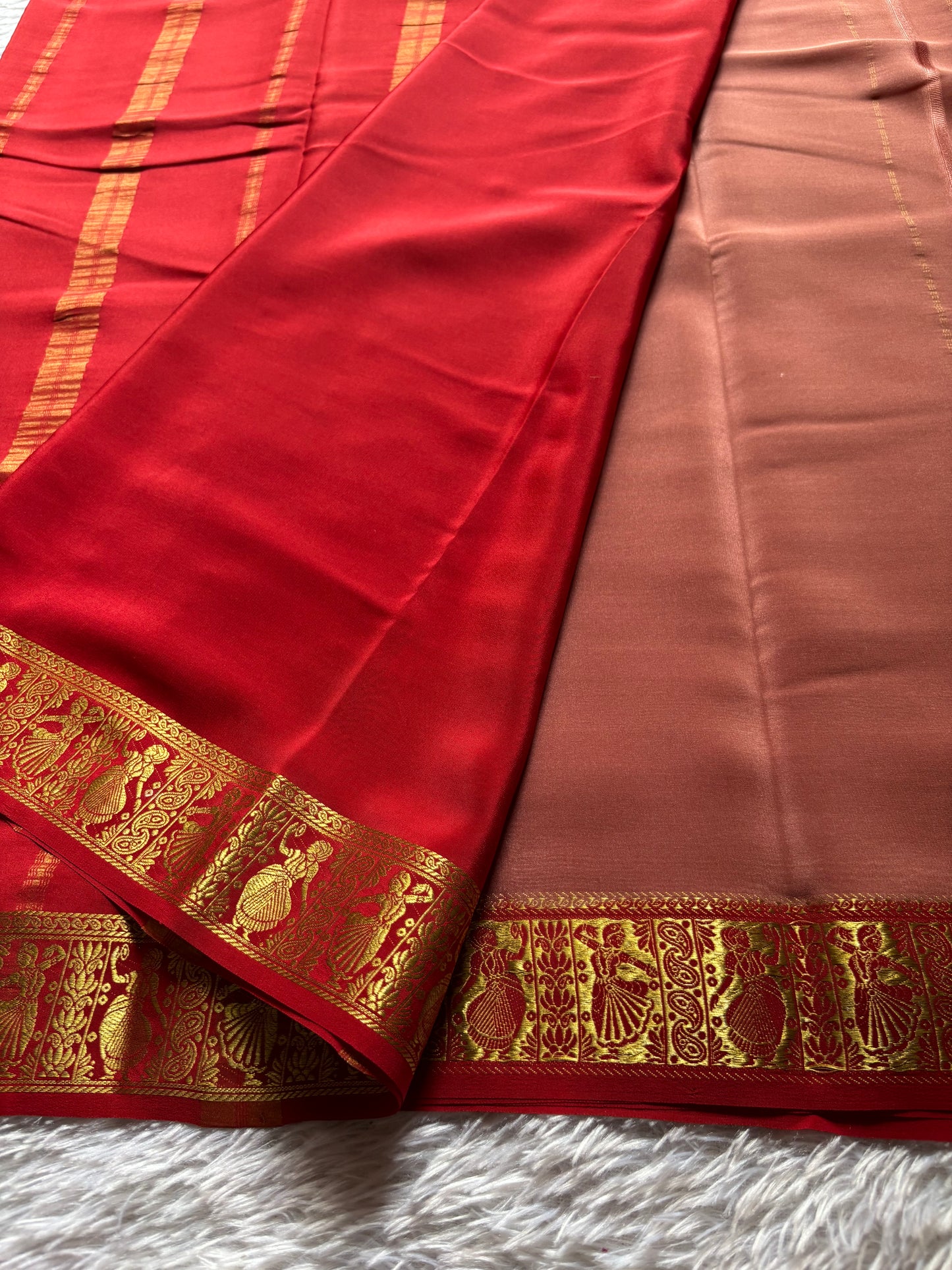 Nartaki (2D) : Peach pink-red