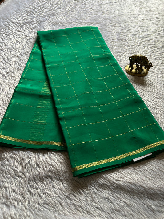 Shankari : Solid Emerald green