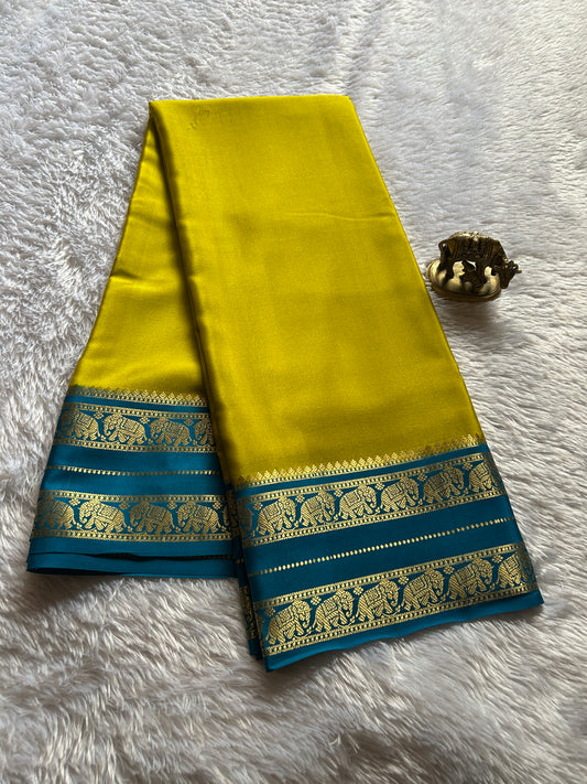Bheema (2D) : Olive-ananda blue
