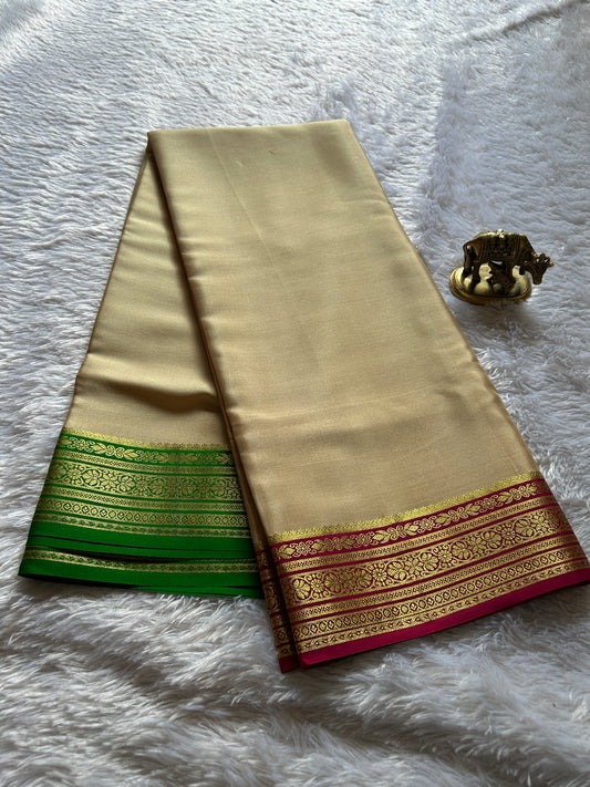 Ganga (3D) : Beige-green-pink