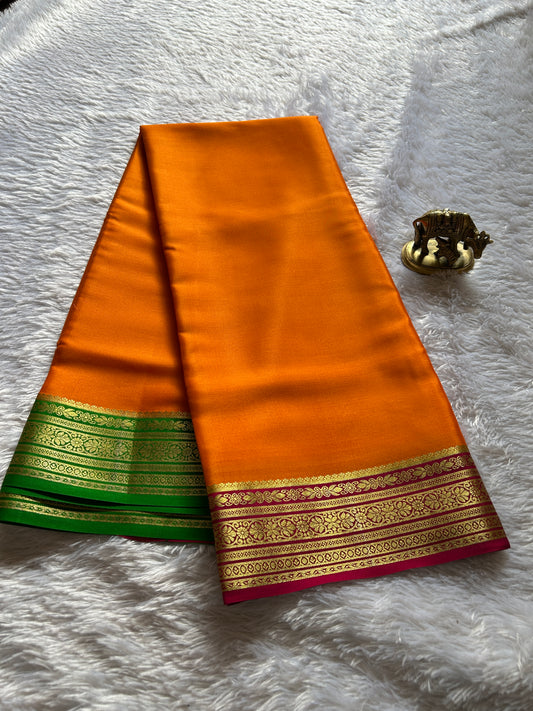Ganga (3D) : Orange-green-pink