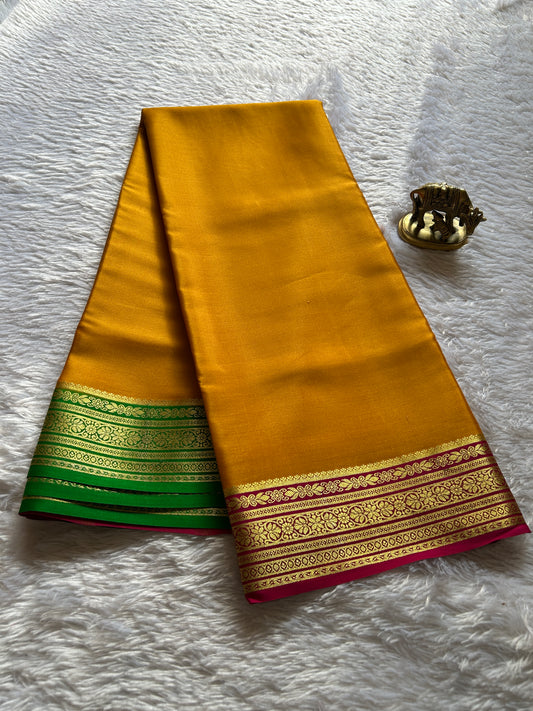 Ganga (3D) : Golden yellow-green-pink