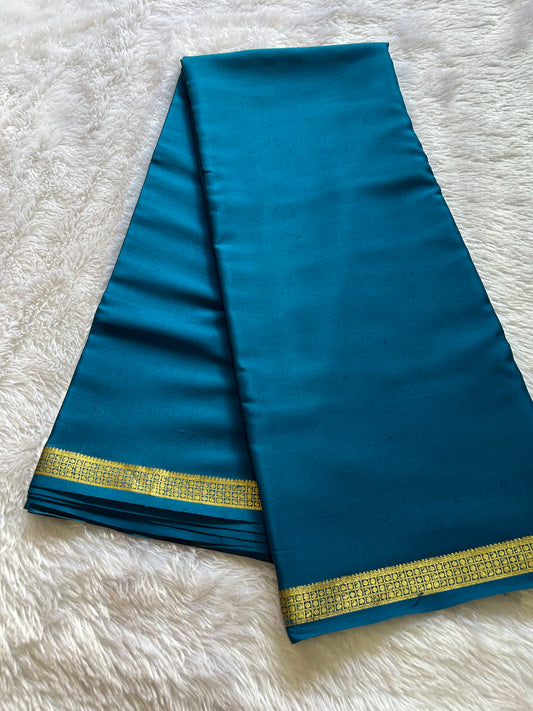 Nalme : solid peacock blue