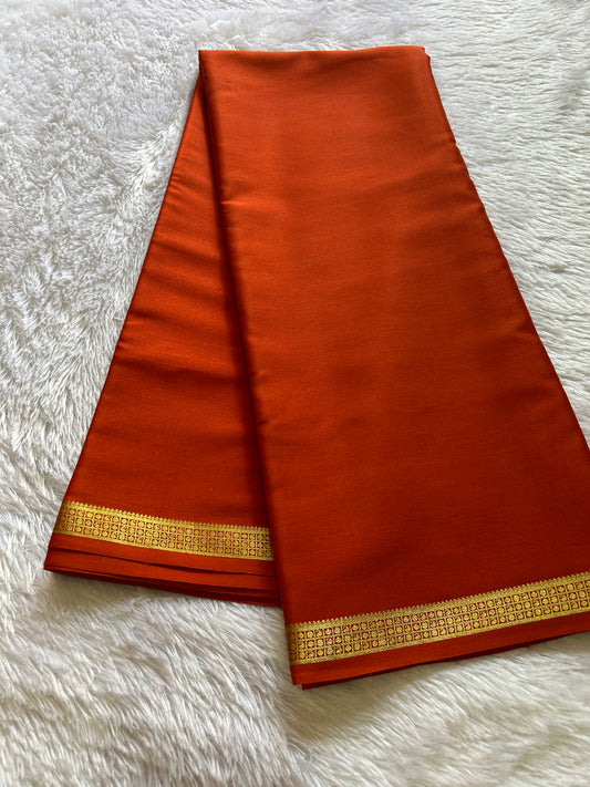 Nalme : Solid rust orange