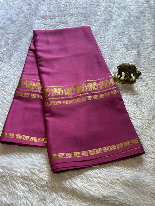 Prashanthi : Solid Magenta pink