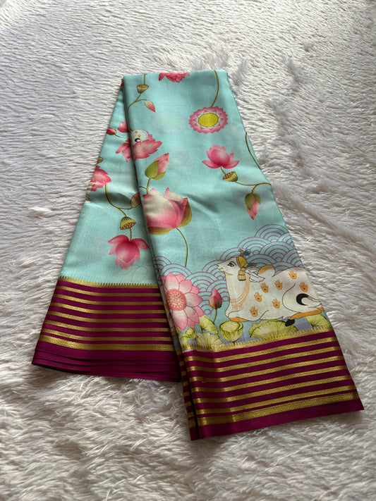 Kamala (2D) : Light blue-maroon