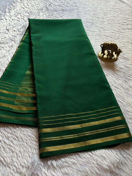 Tanuja : Solid Bottle green