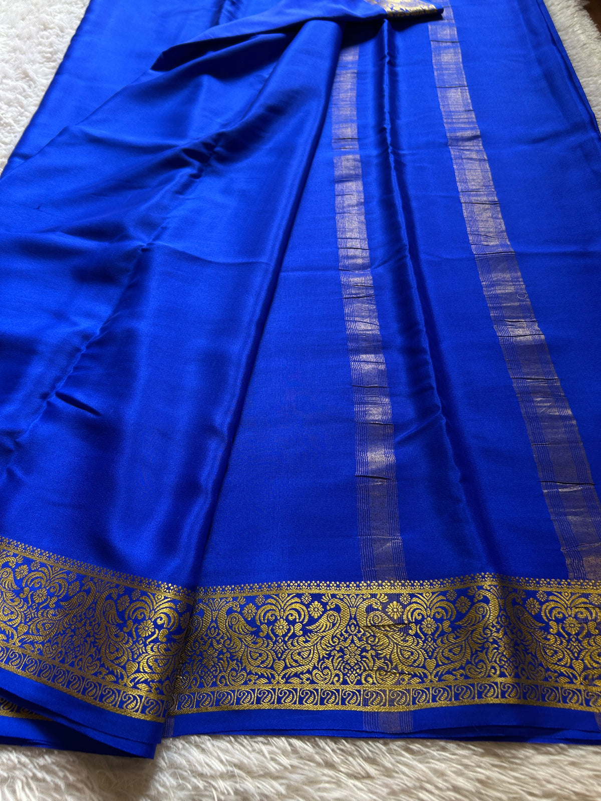 Revathi : Solid Royal blue