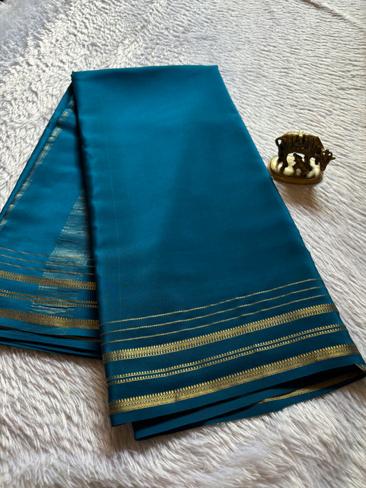 Tanuja : Solid Teal blue