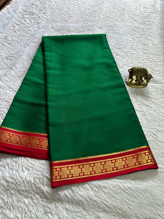 Champaka (2D) : Bottle green-red