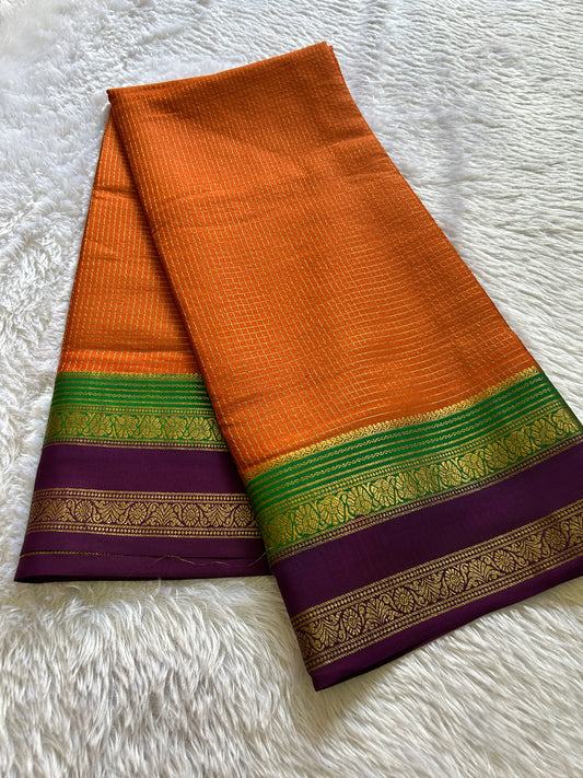 Gayatri (3D) : Orange-green-magenta