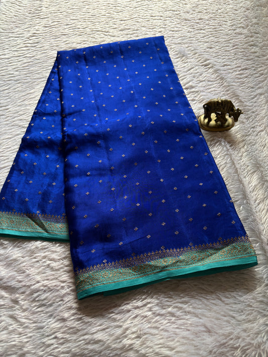 Deepali (2D) : Royal blue-sky blue