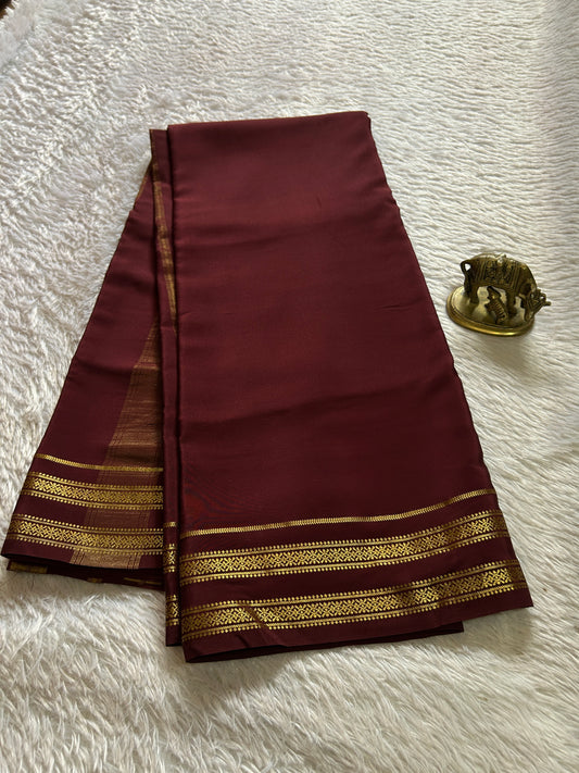 Shailaja : Solid Chocolate brown