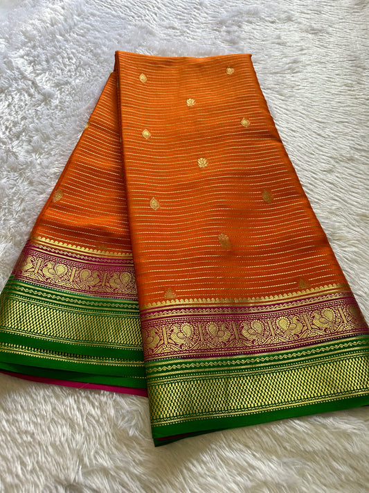 Amulya (3D) : Orange-pink-green