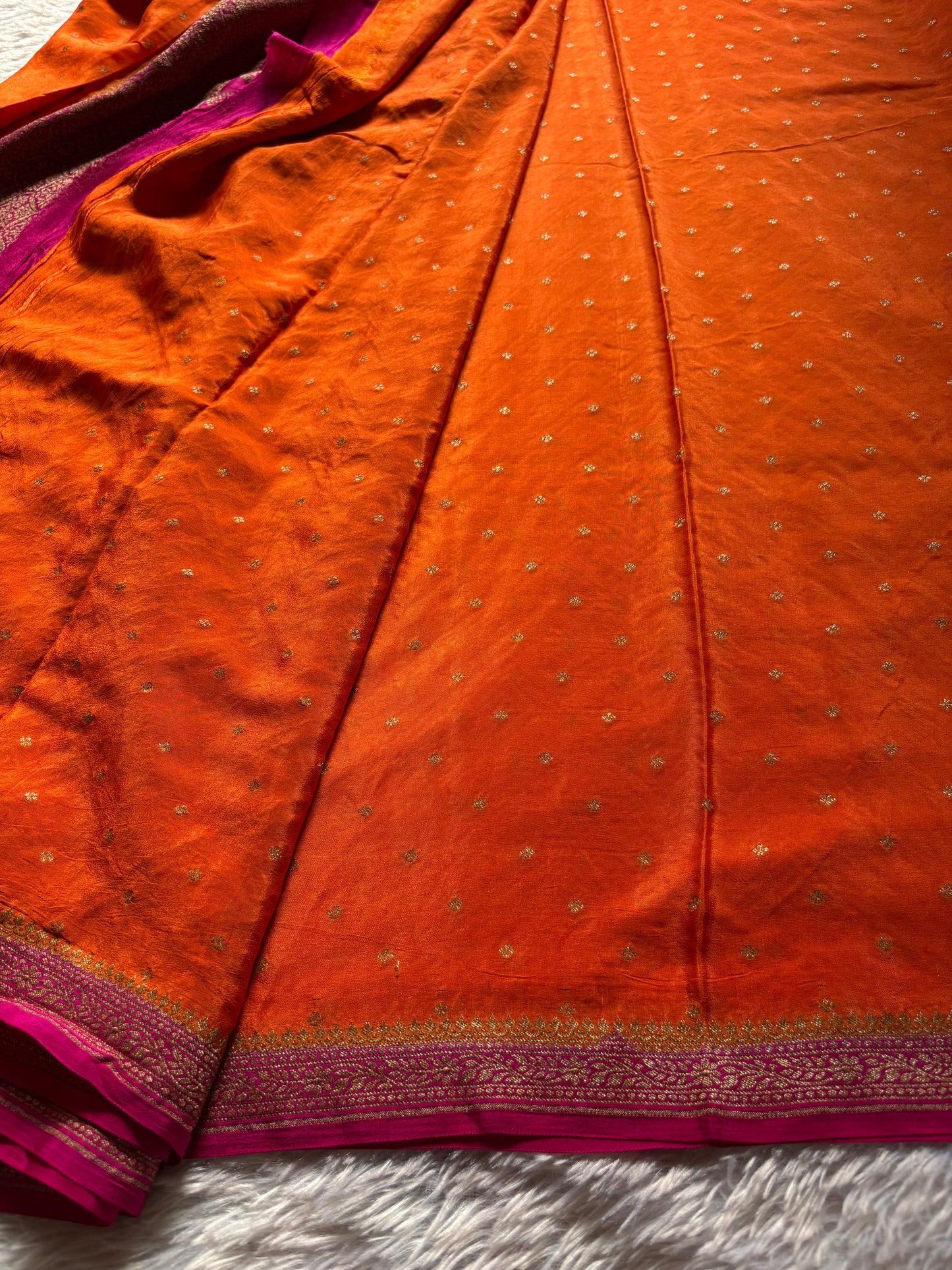 Deepali (2D) : Orange-rani pink