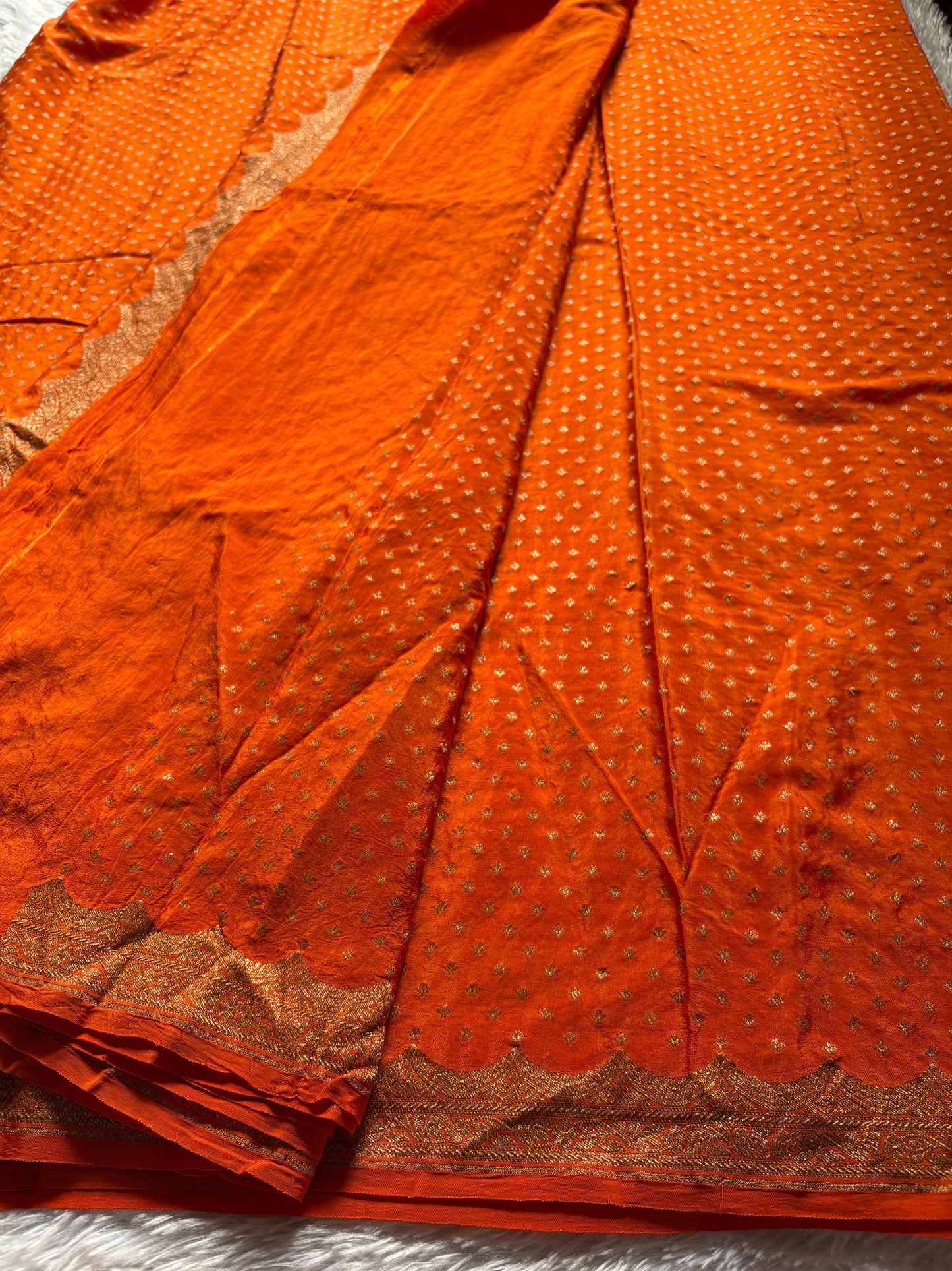 Deepali : Solid Orange