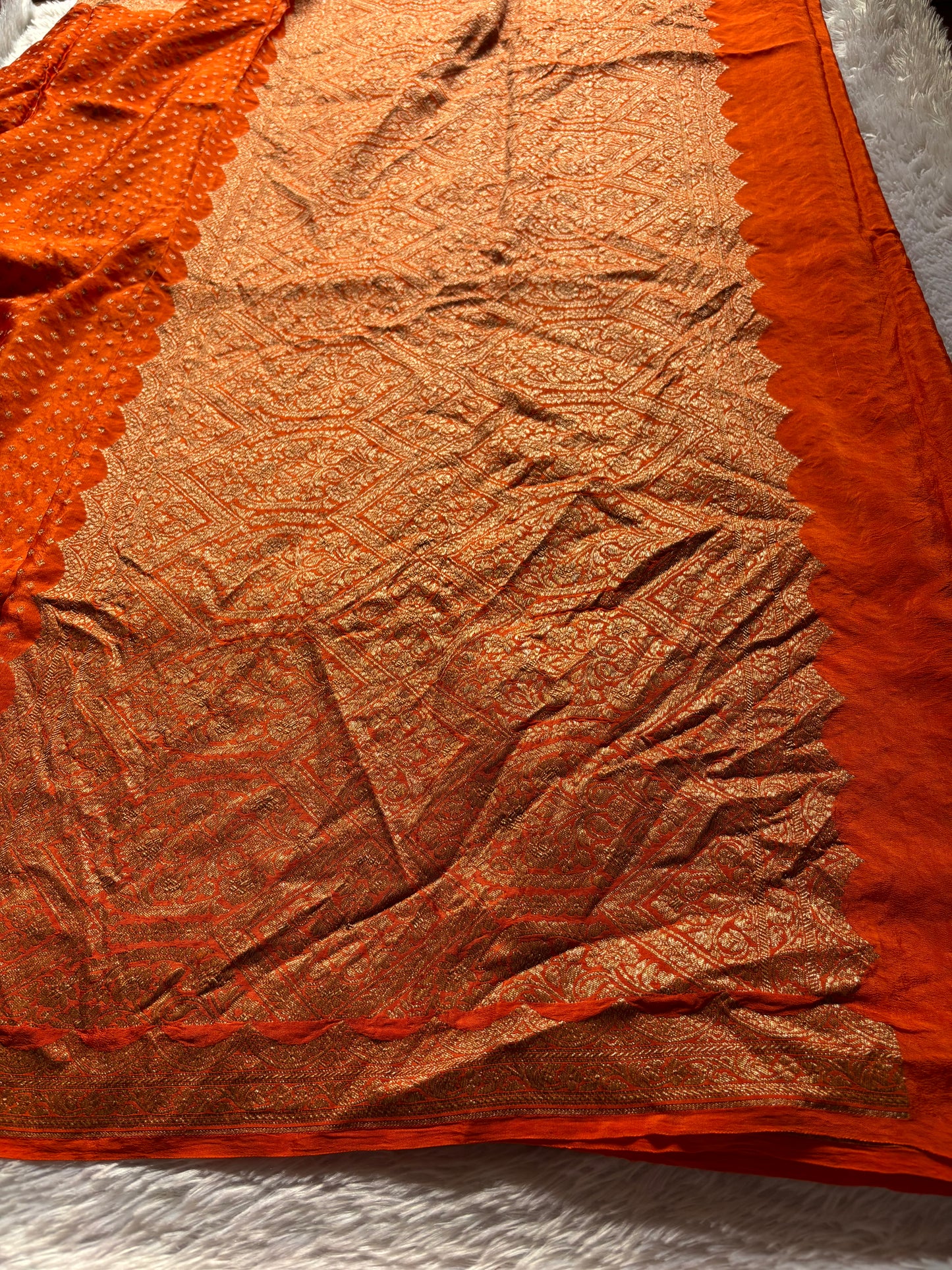 Deepali : Solid Orange