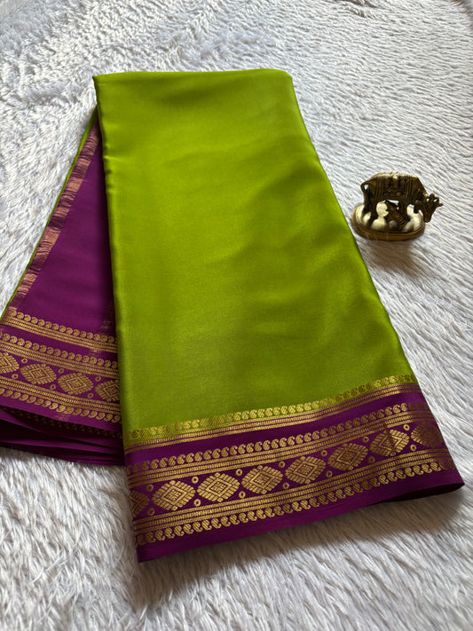 Rashmika (2D) : Mehendi green-magenta