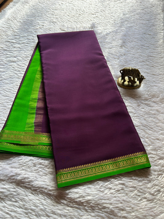 Jyothi (2D) : Deep plum-leaf green