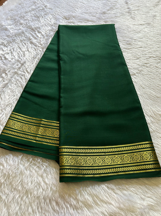 Devika : Solid bottle green