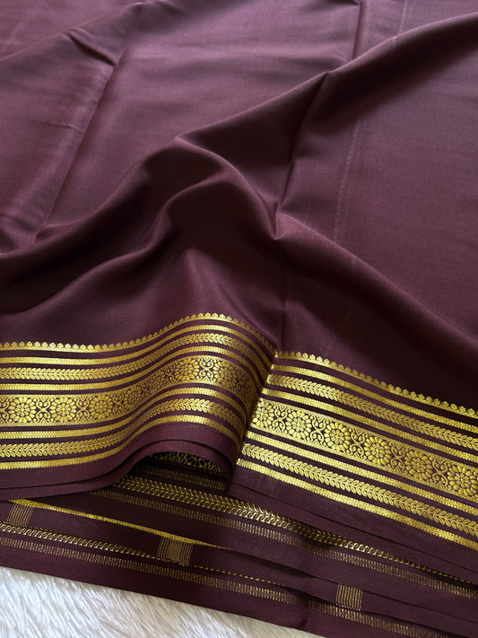 Devika : Solid chocolate brown