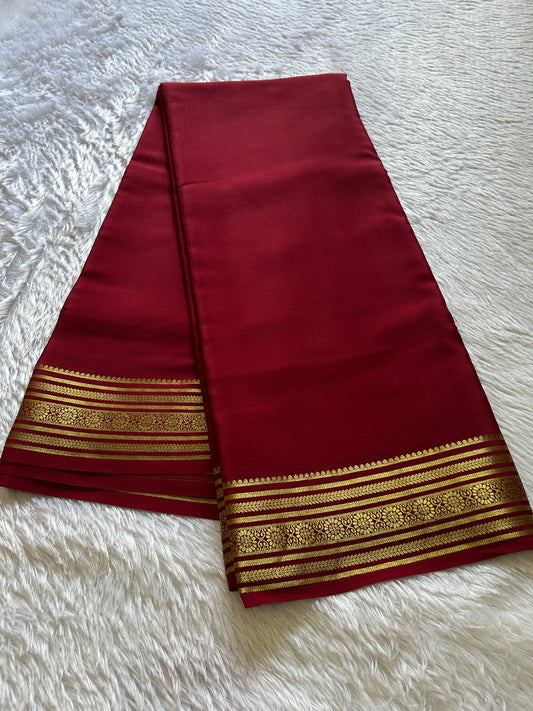 Devika : Solid maroon