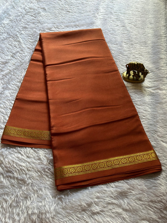Rudrakshi : Solid Rust brown