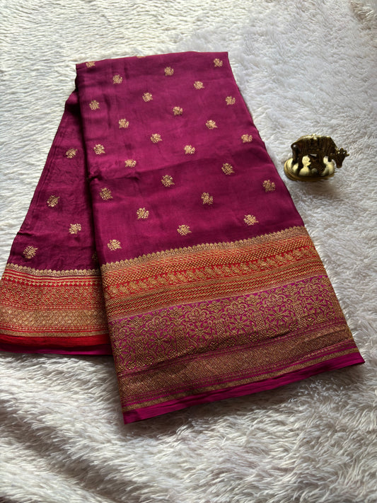 Trishika (3D) : Wine-orange-pink