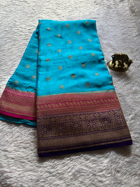 Triskika (3D) : Ananda blue-pink-violet