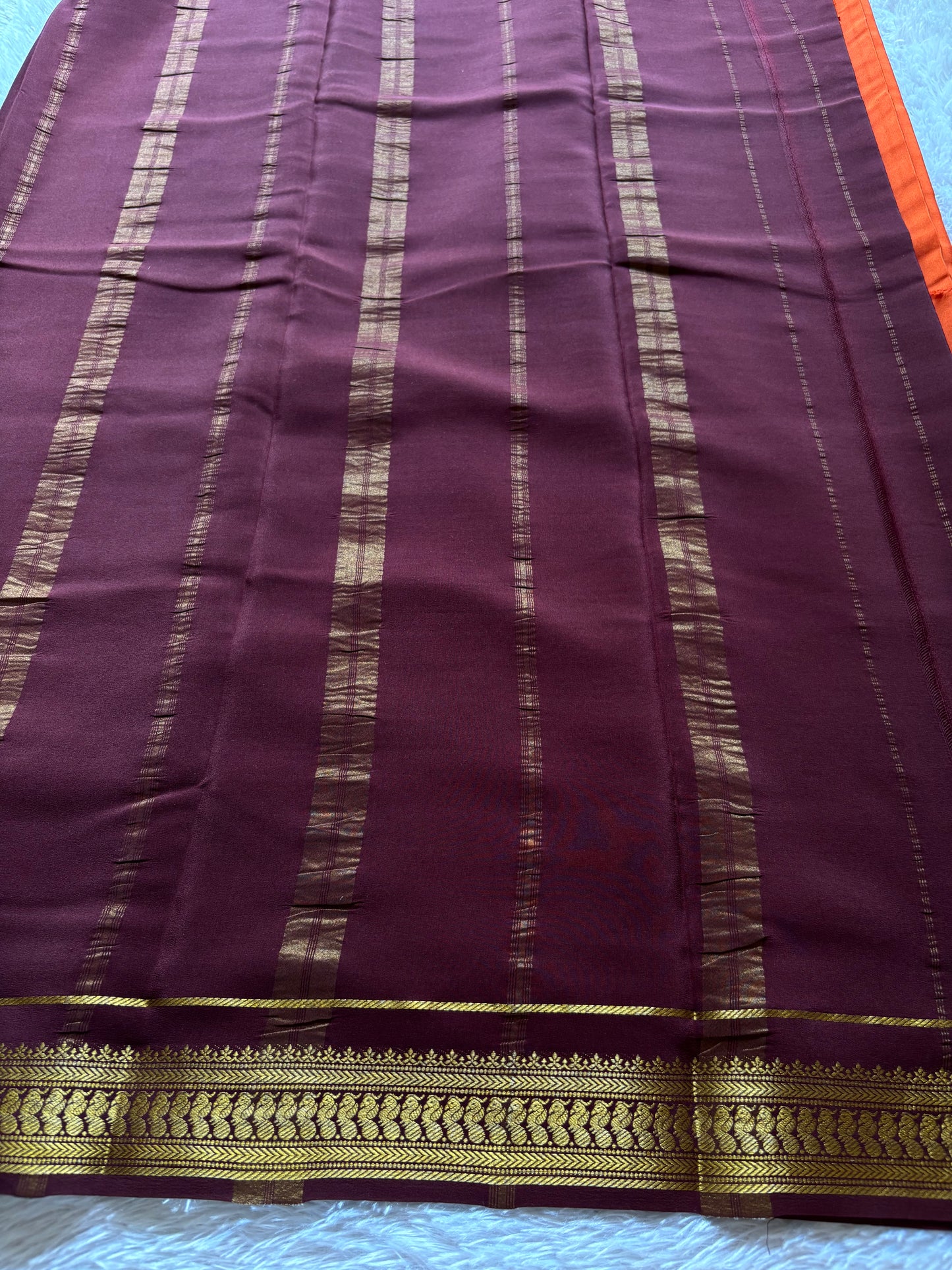 Mayuri (2D) : Orange-chocolate brown