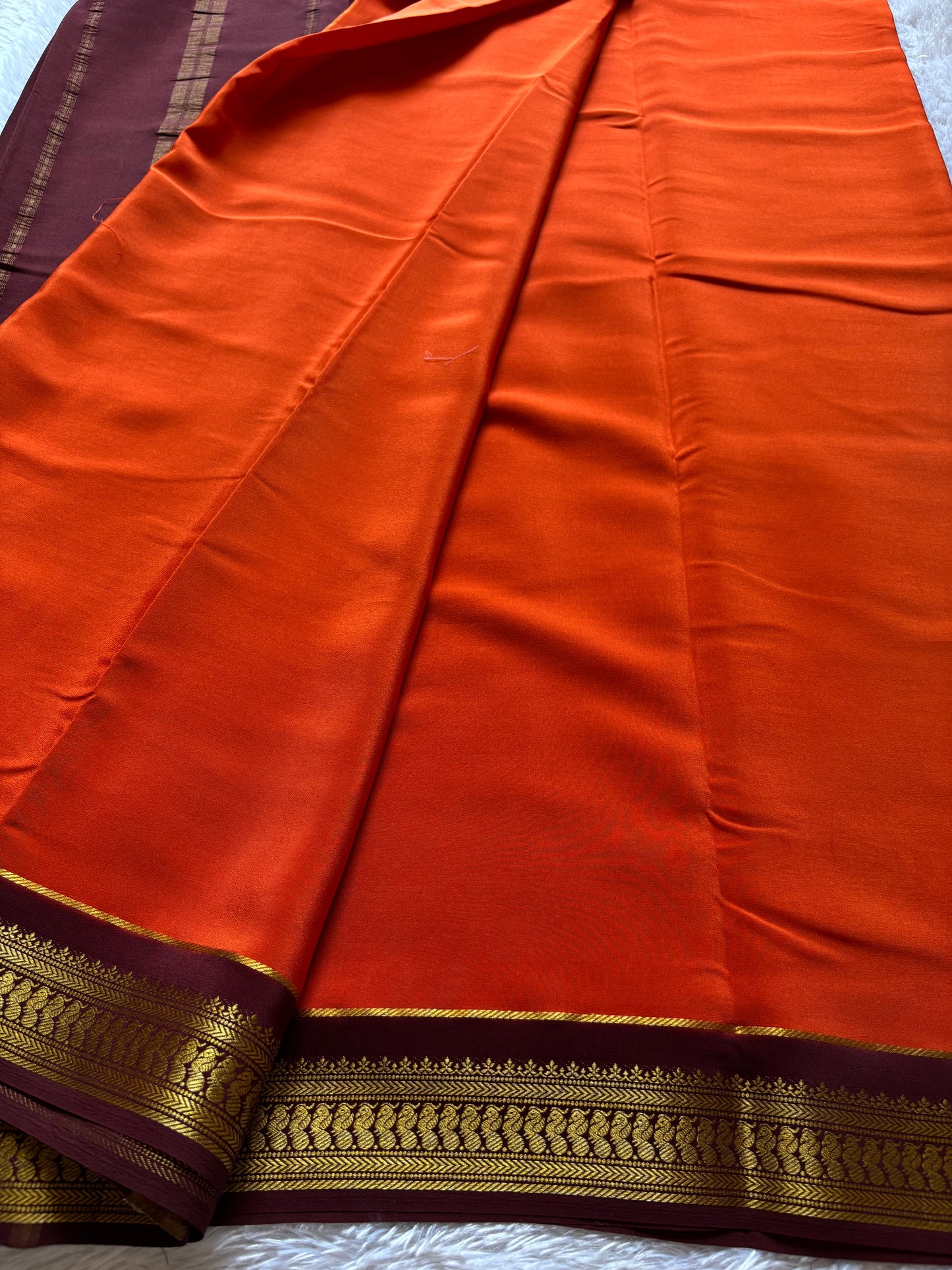 Mayuri (2D) : Orange-chocolate brown