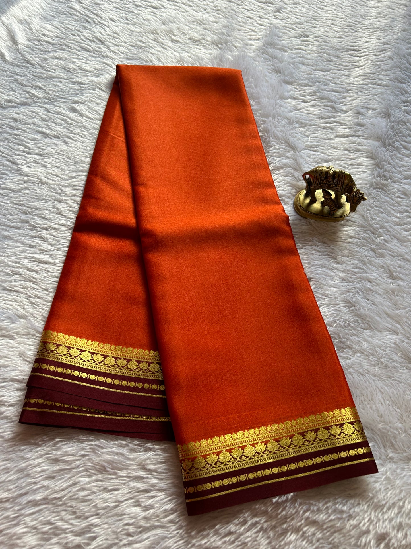 Sushmitha (2D) : Rust orange-chocolate brown