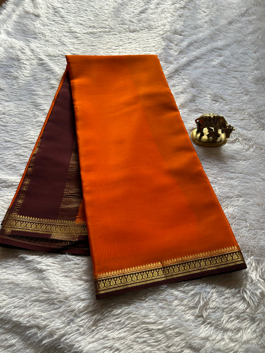Jyothi (2D) : Orange-chocolate brown