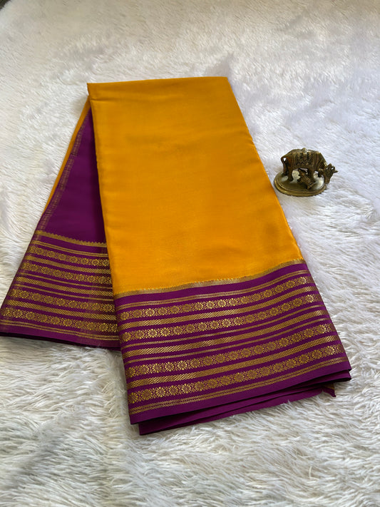 Parimala (2D) : Golden yellow-dark magenta