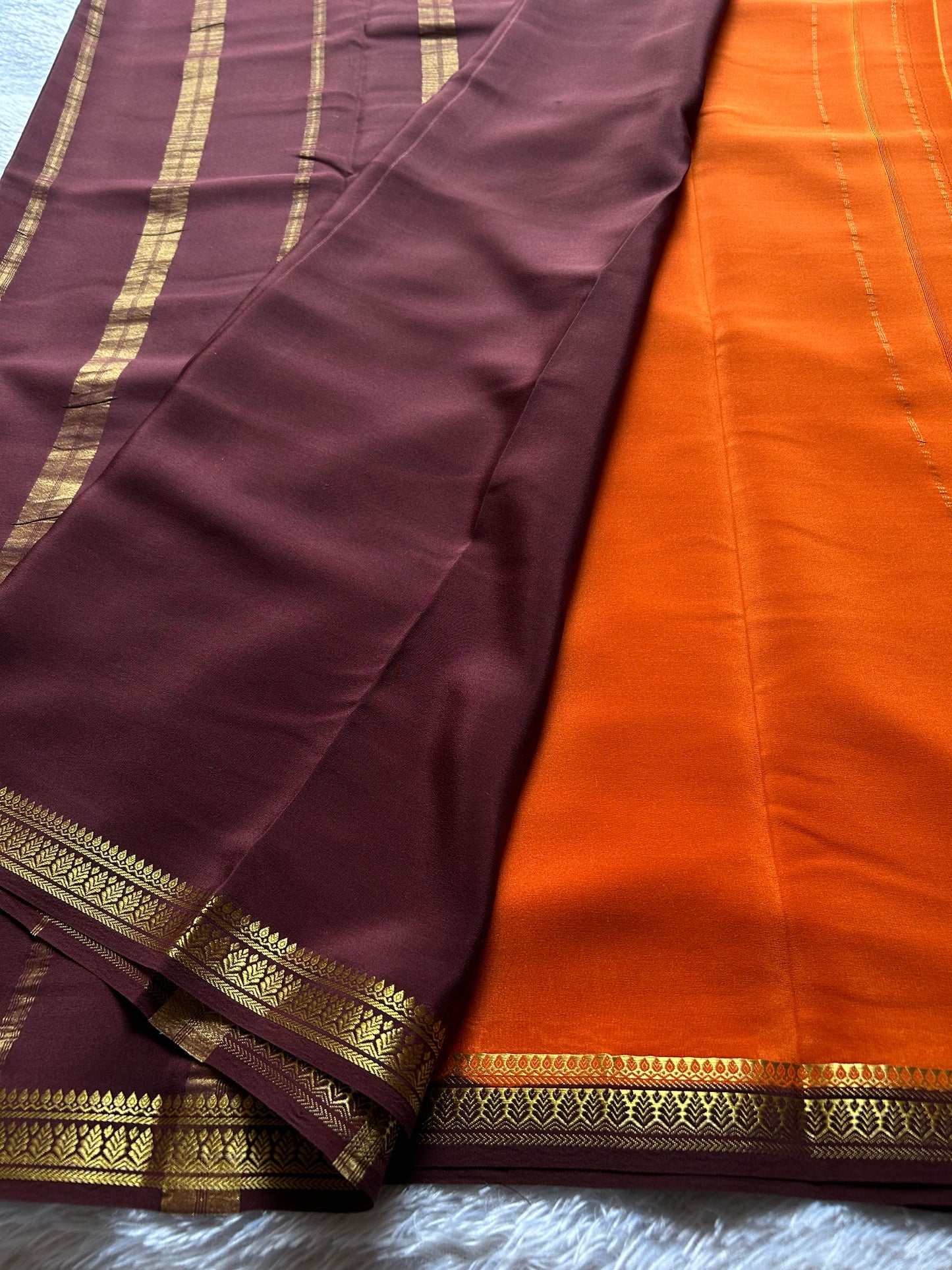 Jyothi (2D) : Orange-chocolate brown